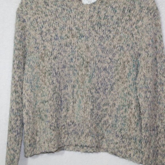 Y2K style One Step Up womens sweater size M marled knit slight crop boxy fit - Picture 3 of 9